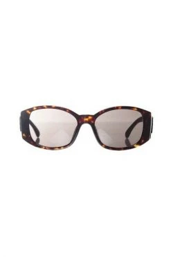 Chanel Vintage Vintage Accessoires Pre-owned Acetate Sunglasses Brown