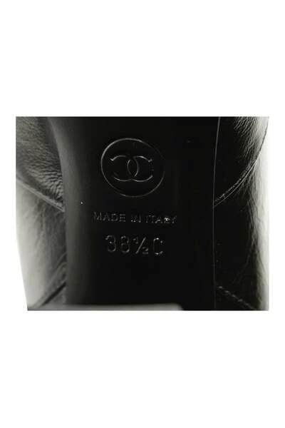 Chanel Vintage Vintage Schoenen Pre-owned Boots Black 6 Chanel Vintage Vintage Schoenen Pre-owned Boots Black - Afbeelding 6