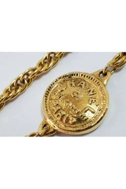 Chanel Vintage Vintage Sieraden Pre-owned Jewellery Yellow