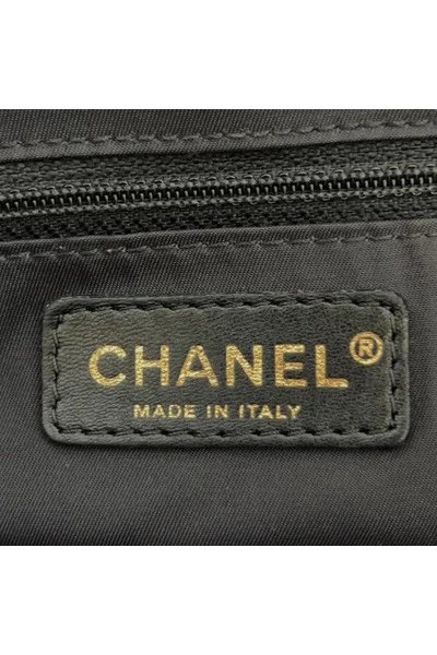 Chanel Vintage Vintage Tassen Black Polyester Chanel Travel Line Black 1 Chanel Vintage Vintage Tassen Black Polyester Chanel Travel Line Black