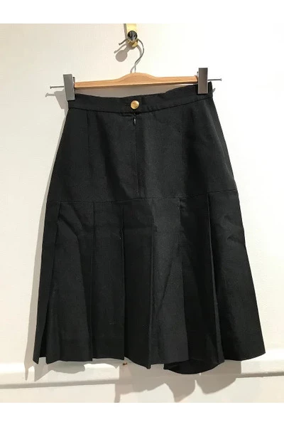 Chanel Vintage Vintage Rokken Pre-owned Fabric Bottoms Black 1 Chanel Vintage Vintage Rokken Pre-owned Fabric Bottoms Black