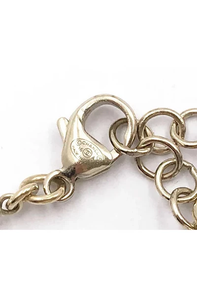 Chanel Vintage Vintage Sieraden Pre-owned Metal Chanel-jewelry Yellow 4 Chanel Vintage Vintage Sieraden Pre-owned Metal Chanel-jewelry Yellow - Afbeelding 4