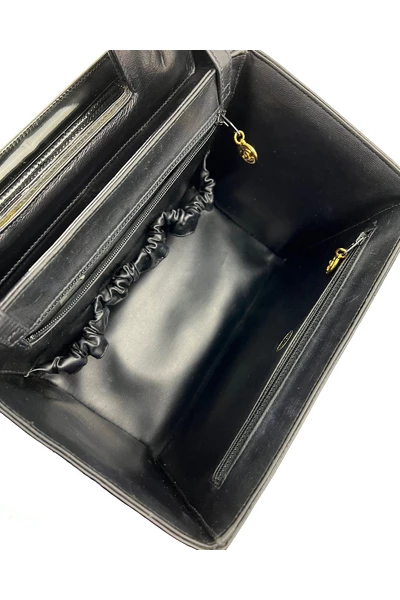 Chanel Vintage Vintage Tassen Wallets Cardholders Black 6 Chanel Vintage Vintage Tassen Wallets Cardholders Black - Afbeelding 6