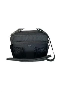 Chanel Vintage Vintage Tassen Pre-owned Travel Line Tote Laptop Bag Black