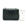 Chanel Vintage Vintage Tassen Pre-owned Mini Square Small Chain Shoulder Bag Crossbody Quilt Black