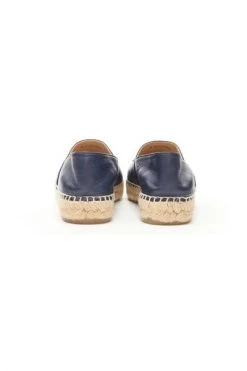 Chanel Vintage Vintage Schoenen Pre-owned Leather Espadrilles Blue