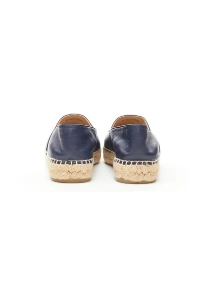 Chanel Vintage Vintage Schoenen Pre-owned Leather Espadrilles Blue 1 Chanel Vintage Vintage Schoenen Pre-owned Leather Espadrilles Blue