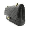 Chanel Vintage Vintage Tassen Pre-owned Medium Double Flap Bag Black