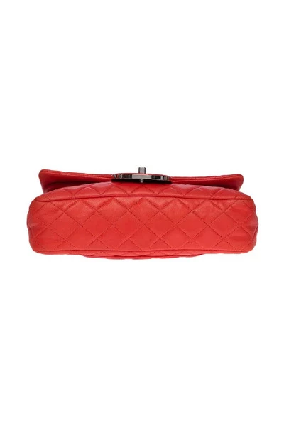 Chanel Vintage Vintage Tassen Pre-owned Leather Chanel-bags Red 2 Chanel Vintage Vintage Tassen Pre-owned Leather Chanel-bags Red - Afbeelding 2