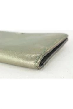 Chanel Vintage Vintage Accessoires Pre-owned Leather Wallets Green