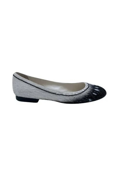 Chanel Vintage Vintage Schoenen Pre-owned Flats White 3 Chanel Vintage Vintage Schoenen Pre-owned Flats White - Afbeelding 3