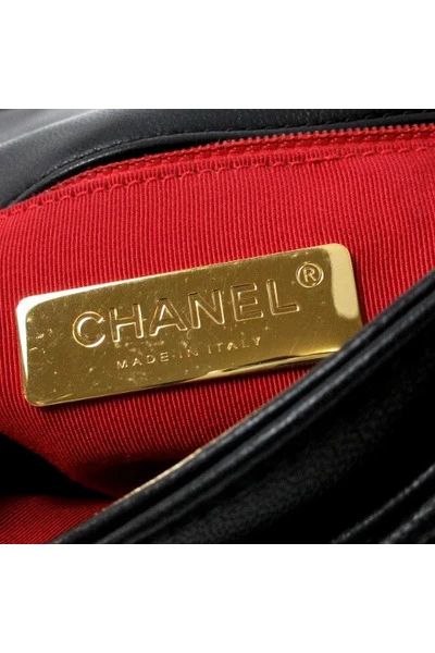 Chanel Vintage Vintage Tassen Pre-owned Leather Handbags Black 4 Chanel Vintage Vintage Tassen Pre-owned Leather Handbags Black - Afbeelding 4