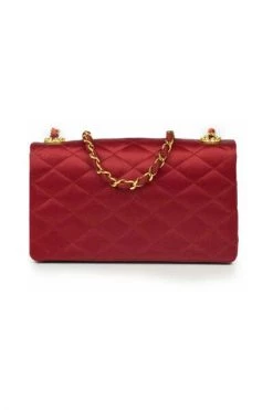Chanel Vintage Vintage Tassen Pre-owned Sac Red -Goedkope Chanel Vintage winkel e0f840630957333b603695cb66269107
