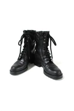 Chanel Vintage Vintage Schoenen Pre-owned Leather Boots Black -Goedkope Chanel Vintage winkel e116fa9ce5d5b85f000b1aa3ba0a2813