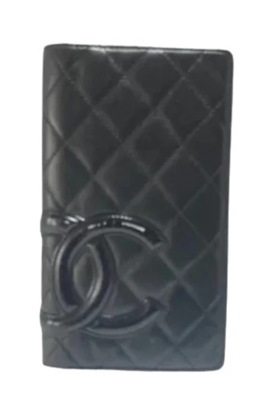 Chanel Vintage Vintage Accessoires Pre-owned Leather Wallets Black 1 Chanel Vintage Vintage Accessoires Pre-owned Leather Wallets Black