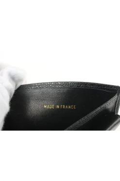 Chanel Vintage Vintage Accessoires Pre-owned Leather Wallets Black -Goedkope Chanel Vintage winkel e1fceb280080ba3ab4dbbd44b41224d8