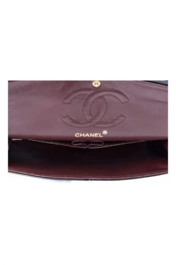 Chanel Vintage Vintage Tassen Pre-owned Medium Double Flap Bag Black -Goedkope Chanel Vintage winkel e23f29bc9f20b3456e0eb3d542b7bdf3