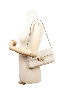 Chanel Vintage Vintage Tassen Pre-owned Chocolate Bar Bag Beige -Goedkope Chanel Vintage winkel e2baa515da4e3788f985eca67cad8c8a
