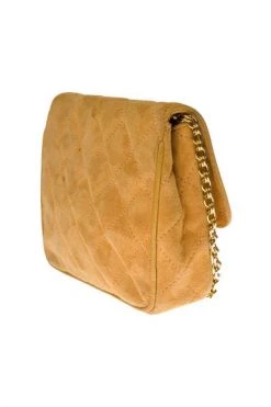 Chanel Vintage Vintage Tassen Pre-owned Leather Chanel-bags Beige -Goedkope Chanel Vintage winkel e3aef56143b740a6b29488edb3386aac