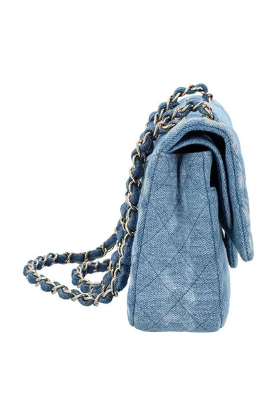 Chanel Vintage Vintage Tassen Pre-owned Denim Chanel-bags Blue -Goedkope Chanel Vintage winkel e3cc0e9c457e3f8e71e99254f60862a1