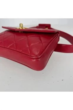 Chanel Vintage Vintage Tassen Pre-owned Leather Chanel-bags Red -Goedkope Chanel Vintage winkel e451e13879d723143736ad5df64440f2