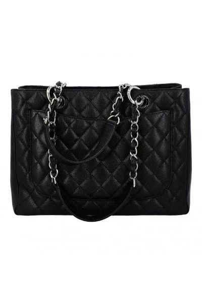 Chanel Vintage Vintage Tassen Pre-owned Leather Chanel-bags Black 4 Chanel Vintage Vintage Tassen Pre-owned Leather Chanel-bags Black - Afbeelding 4