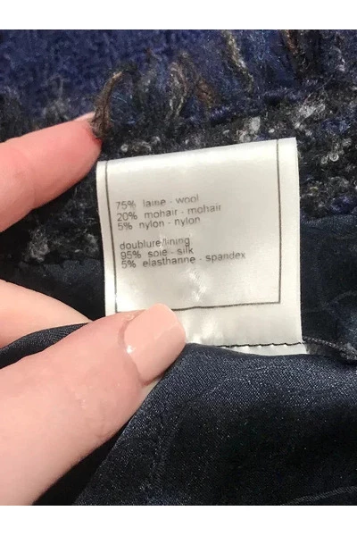 Chanel Vintage Vintage Tops Pre-owned Silk Tops Black 4 Chanel Vintage Vintage Tops Pre-owned Silk Tops Black - Afbeelding 4