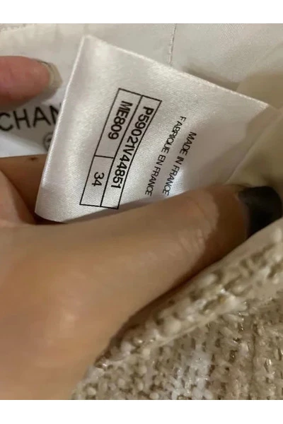 Chanel Vintage Vintage Jassen Pre-owned Jacket Beige 1 Chanel Vintage Vintage Jassen Pre-owned Jacket Beige