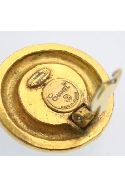 Chanel Vintage Vintage Sieraden Pre-owned Chanel Earring Yellow 2 Chanel Vintage Vintage Sieraden Pre-owned Chanel Earring Yellow - Afbeelding 2