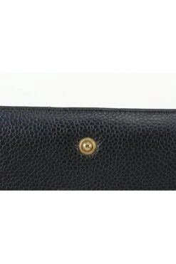 Chanel Vintage Vintage Accessoires Pre-owned Leather Wallets Black -Goedkope Chanel Vintage winkel e60e268a8720ff98cafebf41a0799cf2