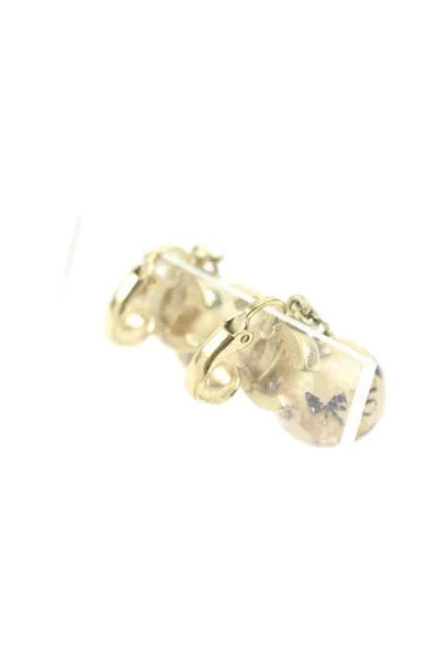 Chanel Vintage Vintage Sieraden Pre-owned Metal Chanel-jewelry Yellow 2 Chanel Vintage Vintage Sieraden Pre-owned Metal Chanel-jewelry Yellow - Afbeelding 2