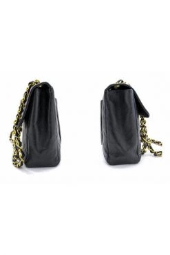 Chanel Vintage Vintage Tassen Pre-owned Large Chain Shoulder Bag Flap Black -Goedkope Chanel Vintage winkel e67c73b3692e3ae7c9b3e29f2fe6ca18