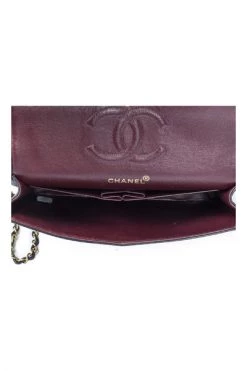 Chanel Vintage Vintage Tassen Pre-owned Medium Double Flap Bag Black