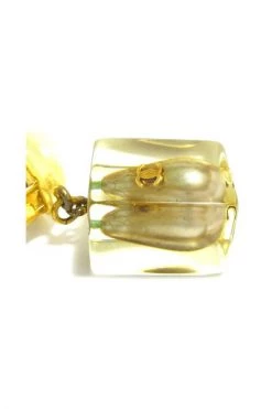 Chanel Vintage Vintage Sieraden Pre-owned Plastic Earrings Beige -Goedkope Chanel Vintage winkel e694a001fff400c6225df85ebfba721f