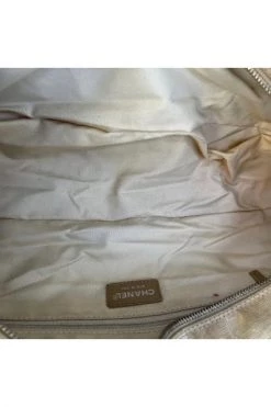 Chanel Vintage Vintage Tassen Pre-owned Canvas Chanel-bags Beige -Goedkope Chanel Vintage winkel e6d31466e5519d12b841ad9dbebb99b3