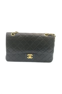 Chanel Vintage Vintage Tassen Pre-owned Flap Bag Black
