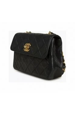 Chanel Vintage Vintage Tassen Pre-owned Mini Bags Black