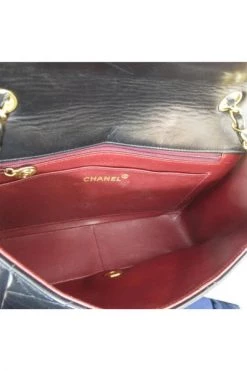 Chanel Vintage Vintage Tassen Pre-owned Leather Crossbody-bags Black