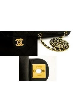 Chanel Vintage Vintage Tassen Pre-owned Leather Flap Bag Black -Goedkope Chanel Vintage winkel e85f1767c20c7f5d4f8d01802a4c62cd