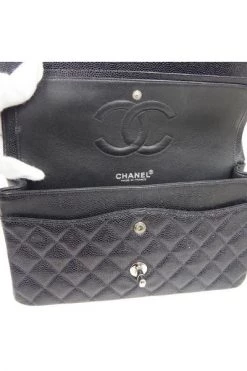 Chanel Vintage Vintage Tassen Pre-owned Leather Chanel-bags Black -Goedkope Chanel Vintage winkel e931573bc8ba904eaec66db7401aa29e