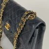 Chanel Vintage Vintage Tassen Pre-owned Borsa Classica Timeless Anno 89-91 Blue