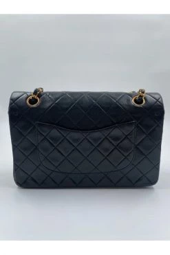 Chanel Vintage Vintage Tassen Pre-owned Leather Chanel-bags Black