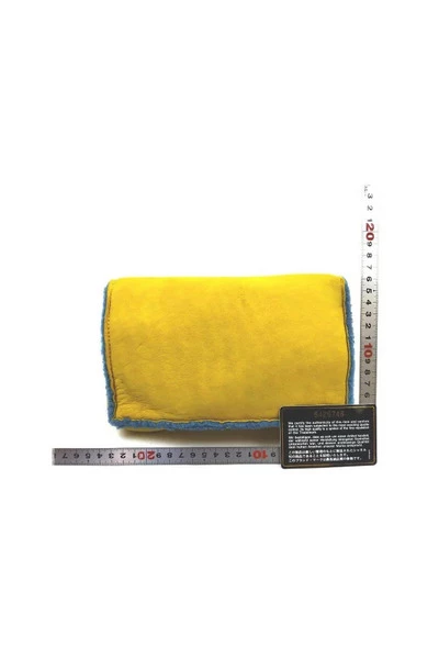 Chanel Vintage Vintage Tassen Pre-owned Canvas Chanel-bags Yellow 3 Chanel Vintage Vintage Tassen Pre-owned Canvas Chanel-bags Yellow - Afbeelding 3