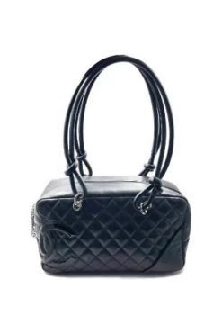 Chanel Vintage Vintage Tassen Pre-owned Leather Chanel-bags Black -Goedkope Chanel Vintage winkel ec7121c089d44fe11428732b66064661