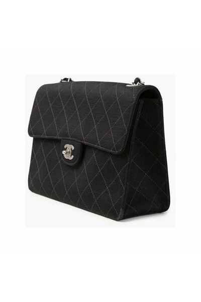 Chanel Vintage Vintage Tassen Pre-owned Classic Single Flap Bag Black 4 Chanel Vintage Vintage Tassen Pre-owned Classic Single Flap Bag Black - Afbeelding 4