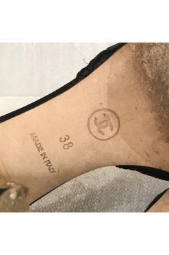 Chanel Vintage Vintage Schoenen Pre-owned Heels Black -Goedkope Chanel Vintage winkel ed7c783ce1892624a01dfe54be685e79