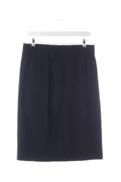 Chanel Vintage Vintage Rokken Pre-owned Wool Bottoms Blue 1 Chanel Vintage Vintage Rokken Pre-owned Wool Bottoms Blue