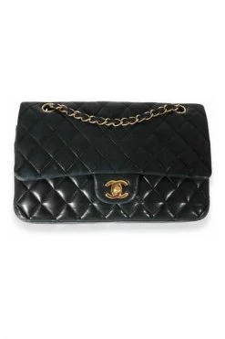 Chanel Vintage Vintage Tassen Pre-owned Medium Double Flap Bag Black -Goedkope Chanel Vintage winkel ed983ac57e52b57a3030e045074f0cc3