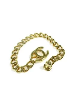 Chanel Vintage Vintage Sieraden Pre-owned Metal Chanel-jewelry Yellow -Goedkope Chanel Vintage winkel eecebcf60728fce6d0044ff8684e73d4