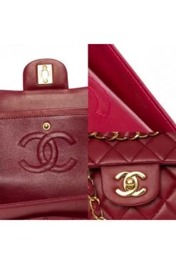 Chanel Vintage Vintage Tassen Pre-owned Leather Chanel-bags Red -Goedkope Chanel Vintage winkel ef6c4f424ece6a6ad030ec67b5eeeb3d